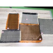 手工非遗  竹编平面垫