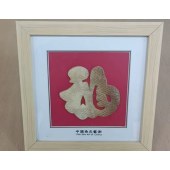 鱼皮画 福