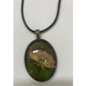 押花吊坠（花开富贵）