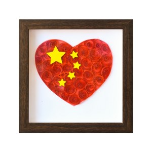 衍纸-我爱我国--坪山职康
