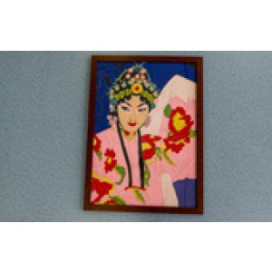 戏曲人物花旦图