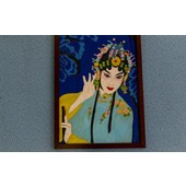 戏曲人物花旦图