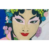 戏曲人物花旦图